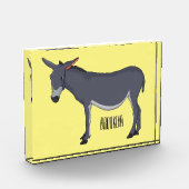 Donkey Cartoon Fotoblock (Links)