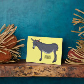 Donkey Cartoon Fotoplatte (Seite)