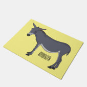 Donkey Cartoon Fußmatte (Schrägansicht)