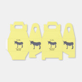 Donkey Cartoon Geschenkschachtel (Ungefaltet)