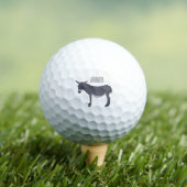 Donkey Cartoon Golfball (Insitu T-Shirt)