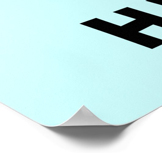 Donkey Cartoon Hee Hawww! Poster (Ecke)