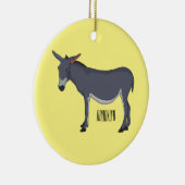 Donkey Cartoon Keramik Ornament (Rechts)