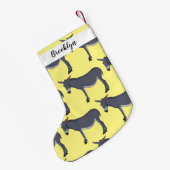 Donkey Cartoon Kleiner Weihnachtsstrumpf (Rückseite (Hängend))