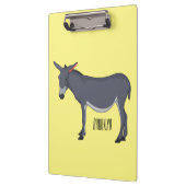 Donkey Cartoon Klemmbrett (Links)
