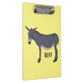 Donkey Cartoon Klemmbrett (Rechts)