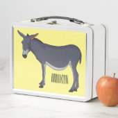 Donkey Cartoon Metall Brotdose (Beispiel)