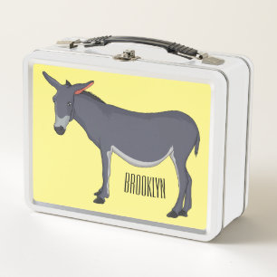 Donkey Cartoon Metall Brotdose
