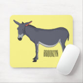 Donkey Cartoon Mousepad (Mit Mouse)
