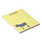 Donkey Cartoon Notizblock (angewinkelt)