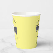 Donkey Cartoon Pappbecher (Links)