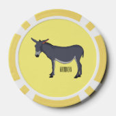 Donkey Cartoon Pokerchips (Rückseite)