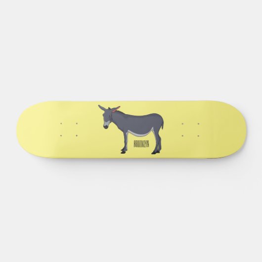 Donkey Cartoon Skateboard (Horizontal)