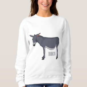 Donkey Cartoon Sweatshirt
