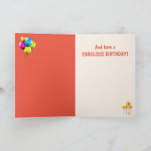 Donkey Celebrate Happy Birthday Karte (Innenseite)