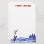 Donkey Christmas Briefpapier (Vorne/Hinten)