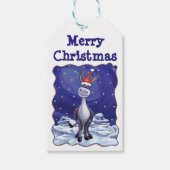 Donkey Christmas Geschenkanhänger (Vorderseite)