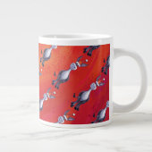 Donkey Christmas Jumbo-Tasse (Rechts)