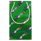 Donkey Christmas Kleine Geschenktüte (Rückseite)