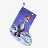 Donkey Christmas Kleiner Weihnachtsstrumpf (Vorderansicht (hängend))