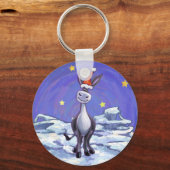 Donkey Christmas Schlüsselanhänger (Vorderseite)