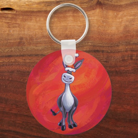 Donkey Christmas Schlüsselanhänger (Vorderseite)