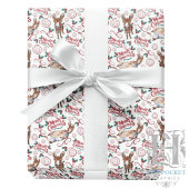 Donkey Christmas Wrapping Paper Geschenkpapier