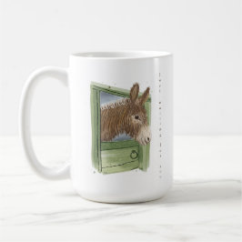 Donkey Cup - Niedlich - nur für Sie gewartet - Kaffeetasse