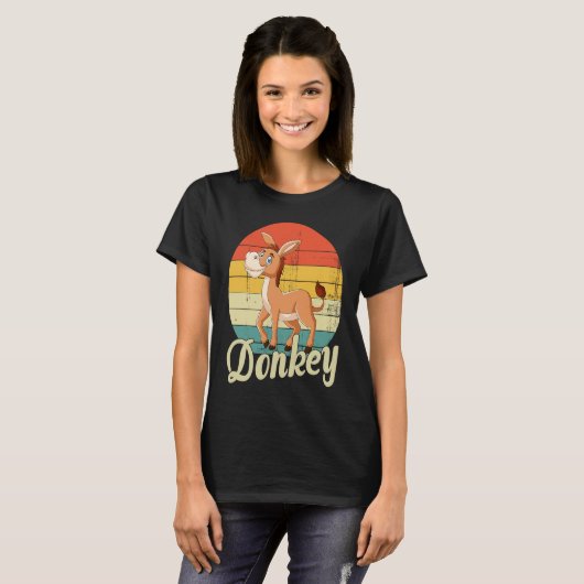 Donkey Cute Donkey T-Shirt (Vorne ganz)