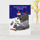 Donkey Daze Card (Ehemann) Karte (Gelbe Blume)