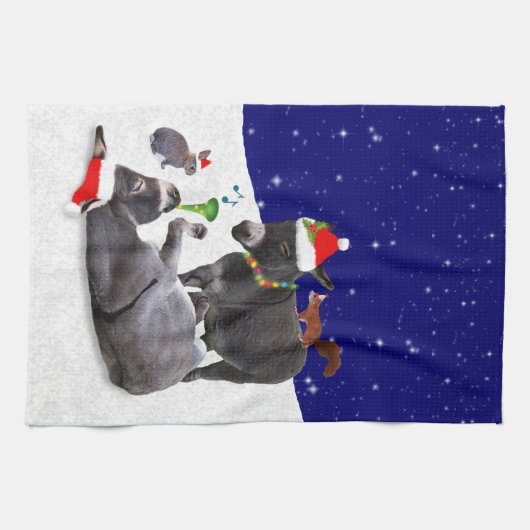 Donkey Daze Küchentuch (Horizontal)