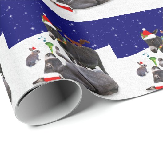 Donkey Daze Wrapping Paper Geschenkpapier (Rolleneckpunkt)