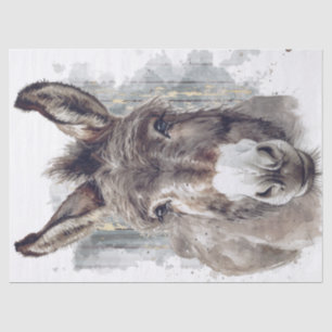Donkey Decoupage Seidenpapier
