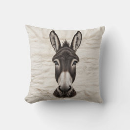 Donkey Delight": Schwarz-Weiß Kilim Pillows Kissen