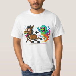 Donkey, der von einem Albernen Geist aus läuft T-Shirt
