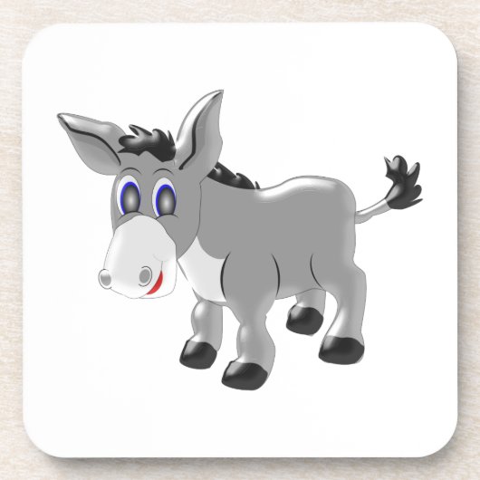 Donkey-Design Getränkeuntersetzer (Vorderseite)