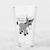 Donkey-Design Glas (Rückseite)