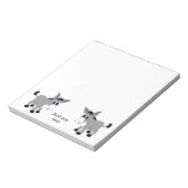 Donkey-Design Notizblock (Rotiert)