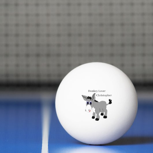 Donkey-Design Personalisiert Tischtennisball (Netto)