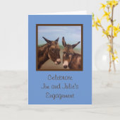 Donkey Double Karte (Gelbe Blume)