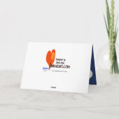 Donkey & Elephant Funny Politische Weihnachtskarte Feiertagskarte (Rückseite)