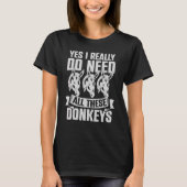 Donkey Farm Animal Bauer Donkey T-Shirt (Vorderseite)