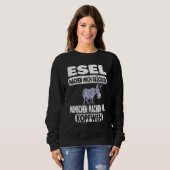 Donkey-Farm Donkey-Inhaber Stable-Elf Sweatshirt (Vorne ganz)