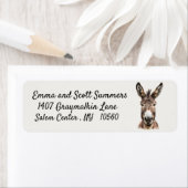 Donkey Farm Niedliche Wasserfarben Kunst (Insitu)