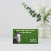 Donkey Farrier Business Card Visitenkarte (Stehend Vorderseite)