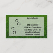 Donkey Farrier Business Card Visitenkarte (Rückseite)