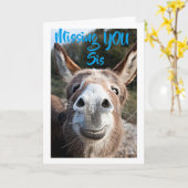 DONKEY FEHLEN ***SIS*** IST DAVON NICHT SEHR GLÜCK KARTE (Gelbe Blume)