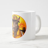 Donkey Firefighter Jumbo-Tasse (Vorderseite Rechts)