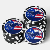Donkey-Flag Pokerchips (Stapel)