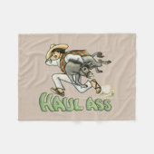 Donkey Fleece Blanket (Vorderseite (Horizontal))